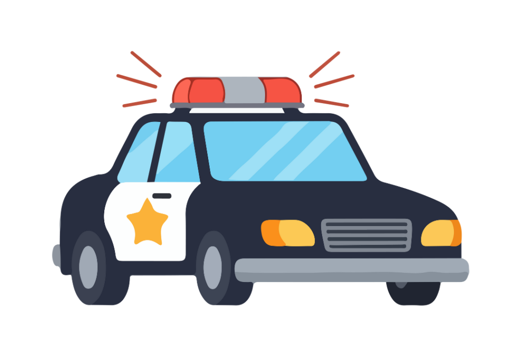 パトカーのイラスト